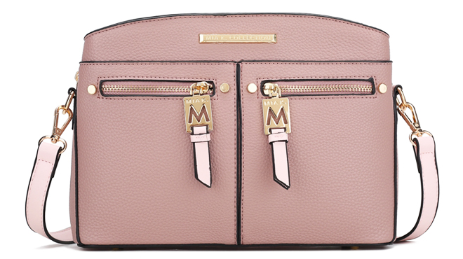 MKF Collection Zoely Crossbody Bag Dusty Rose