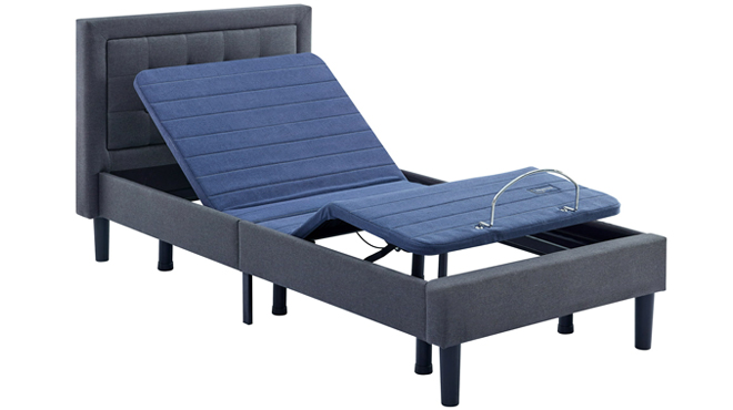 Mainstays Power Adjustable Metal Platform Bed Base Twin Size