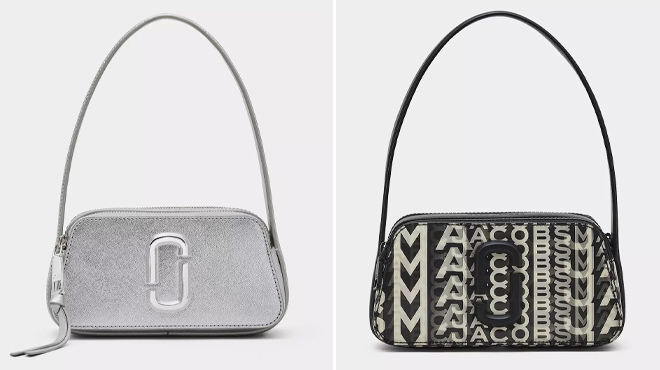 Marc Jacobs The Metallic Slingshot and The Monogram Lenticular Slingshot Bags