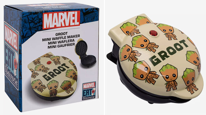 Marvel Eat The Universe Groot Mini Waffle Maker