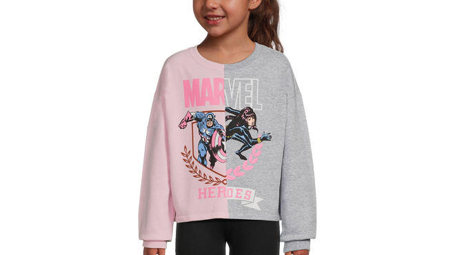 Marvel Girls Graphic Sweatshirt