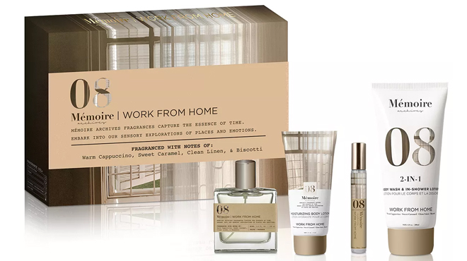 Memoire Archives 4 Piece Work From Home Fragrance Gift Set