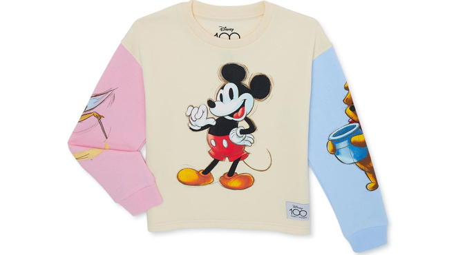 Mickey Mouse Girls Graphic Sweatshirt