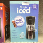 Mr Coffee Iced Coffee Maker with Reusable Tumbler on a Shelf