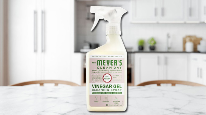 Mr Meyers Vinegar Gel Cleaning Spray on a counter