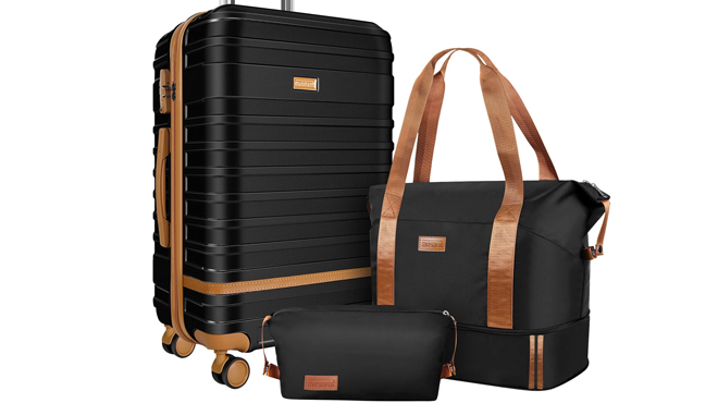 Musment 3 pc Expandable Carry on Luggage