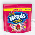 Nerds Gummy Clusters Candy Bag on the Table