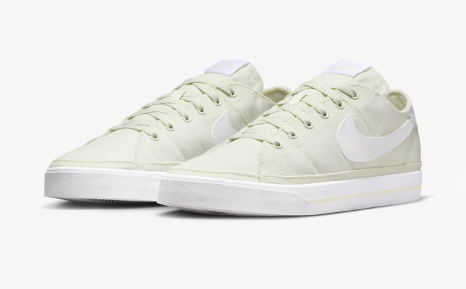 Nike Court Legacy Canvas Mens Shoes in Sea Glass Color