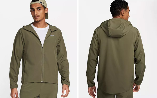 Nike Mens Dri FIT Form Hooded Jacket