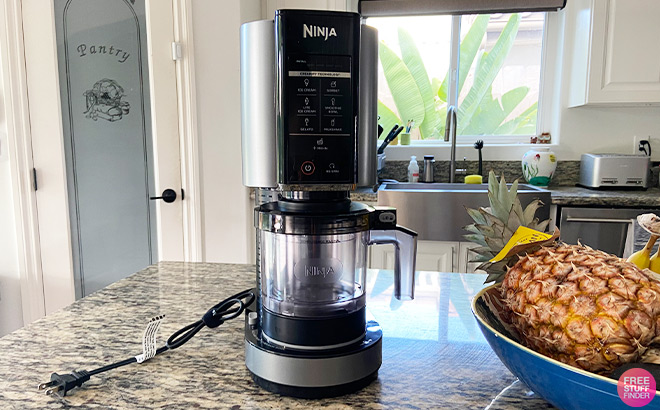 Ninja Creami Ice Maker on the Table