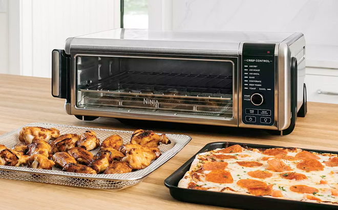 Ninja Foodi 8 in 1 Digital Air Fry Oven On a Kitchen Counter