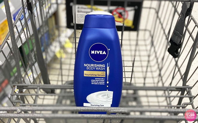 Nivea Body Wash in a Cart at Walgreens