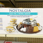Nostalgia Electrics Electric Smores Maker on the Shelft