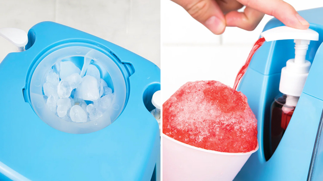 Nostalgia Snow Cone Maker in Blue