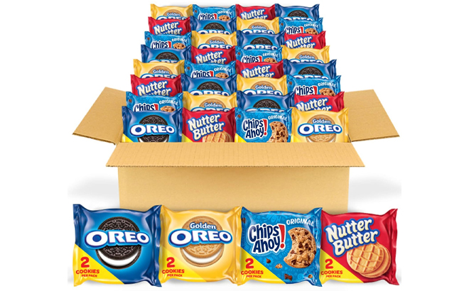 OREO Original OREO Golden CHIPS AHOY Nutter Butter Cookie Snacks Variety Pack