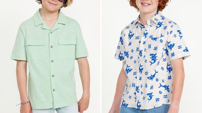 Old Navy Camp Shirt for Toddler Boys