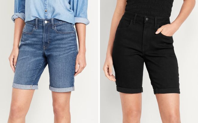 Old Navy High Waisted Wow Jean Shorts