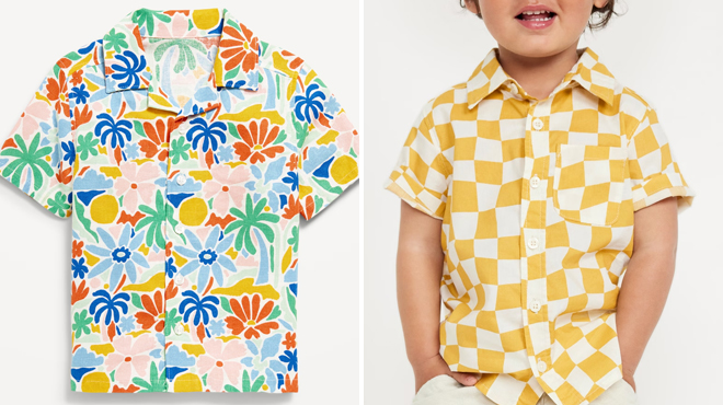 Old Navy Printed Short Sleeves for Toddler Boys