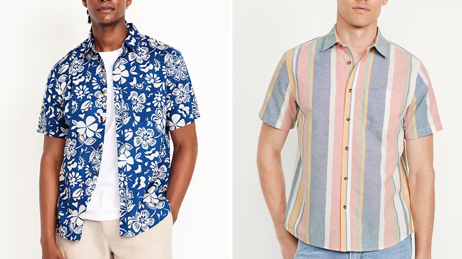 Old Navy Button-Down Shirts 50% Off (From $7.49!) | Free Stuff Finder