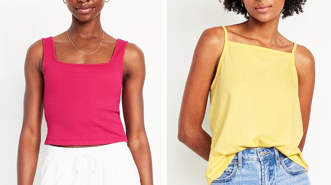 Old Navy Womens Ultra Crop Tank Tops