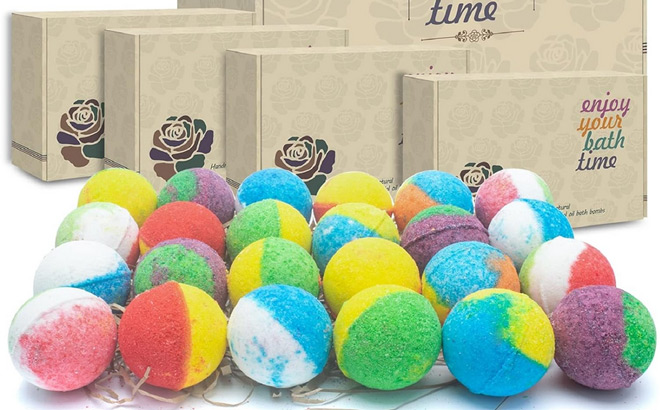 Organic Bath Bombs Gift Set