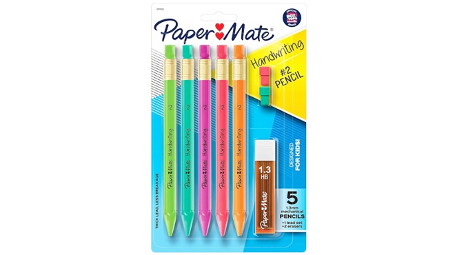 Paper Mate Handwriting Triangular Mechanical Pencil Set