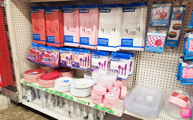 Party Supplies at Dollar Tree Store