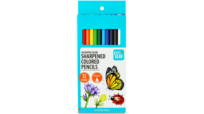 PenGear Sharpened Colored Pencils 12 Ct