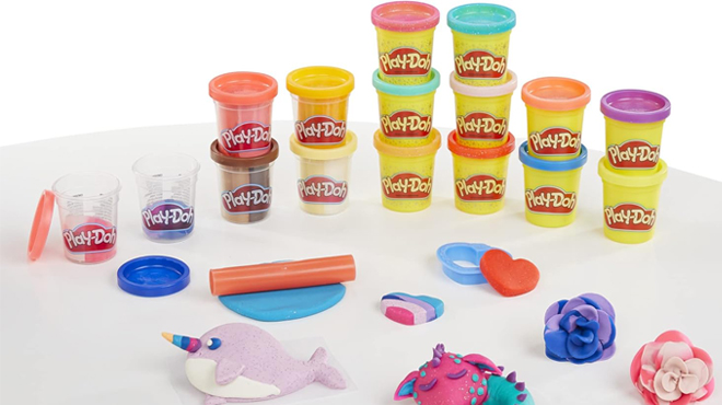 Play Doh Sparkle and Scents Variety 16 Ct