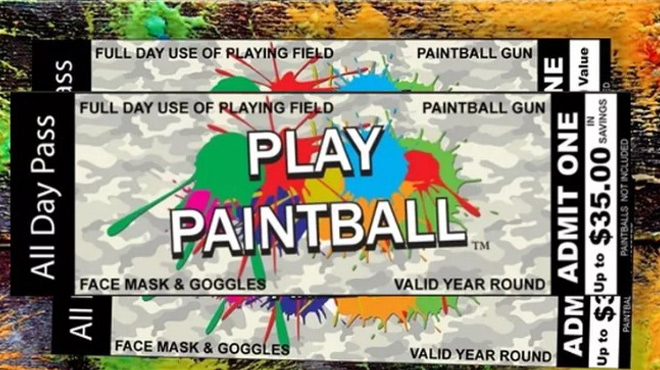 Play Paintball Two Open Play Passes