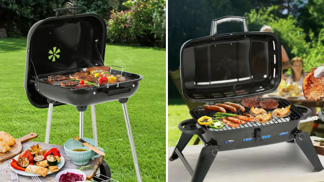 Portable Square Charcoal Grill