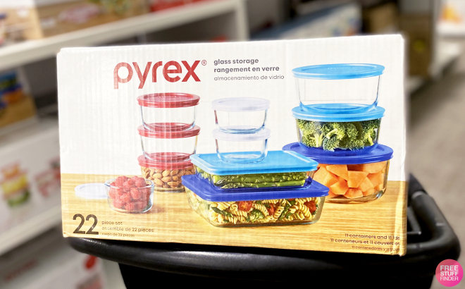 Pyrex 22 Piece Glass Food Storage Set