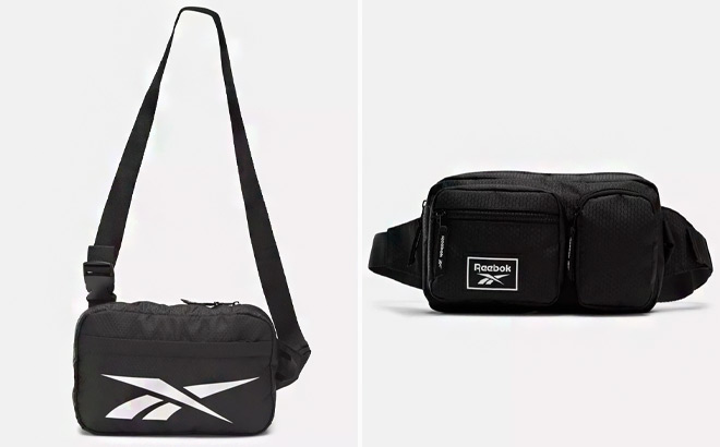 Reebok Drexler Crossbody Bag and Reebok Trinity Fanny Pack