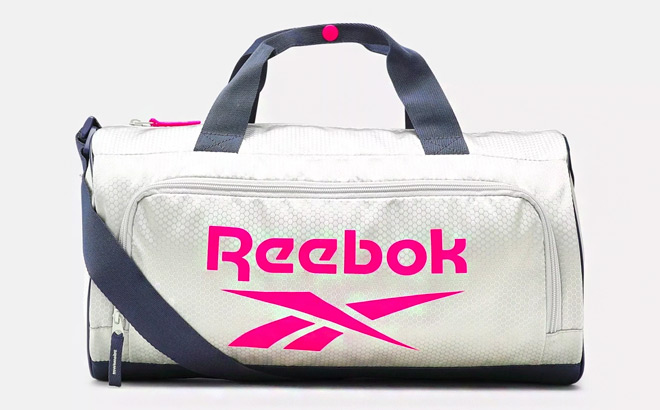 Reebok Perth Duffel Bag on a Gray Background