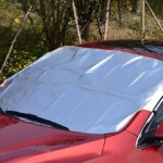 Reversible Car Windshield Cover on the Car