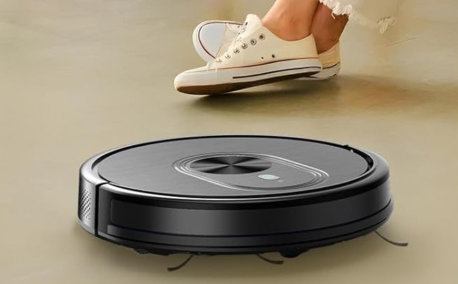 Robot Vacuum on the Floor