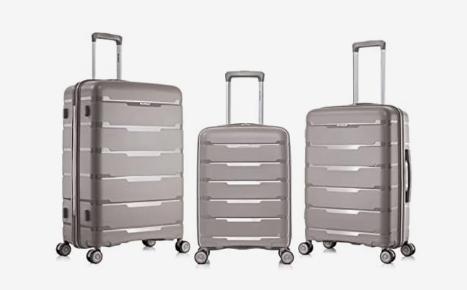 Rockland Pasadena Hardside Spinner Wheel Luggage Set