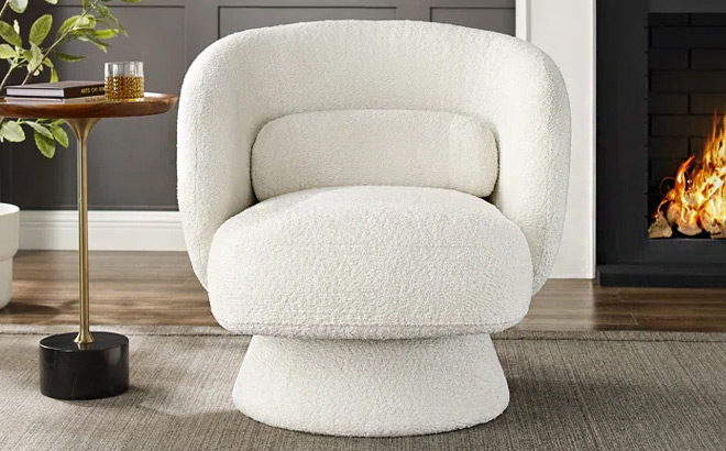 Saboor Modern Style Swivel Accent Chair