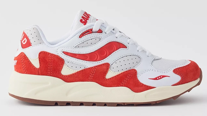 Saucony Womens Red Sneakers