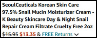 SeoulCeuticals Snail Mucin Moisturizer Cream Order Summary