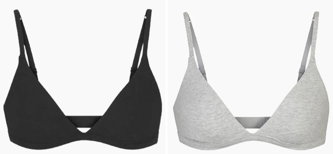 Skims Triangle Bralettes