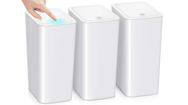 Small 2 6 Gallon Trash Cans 3 Pack