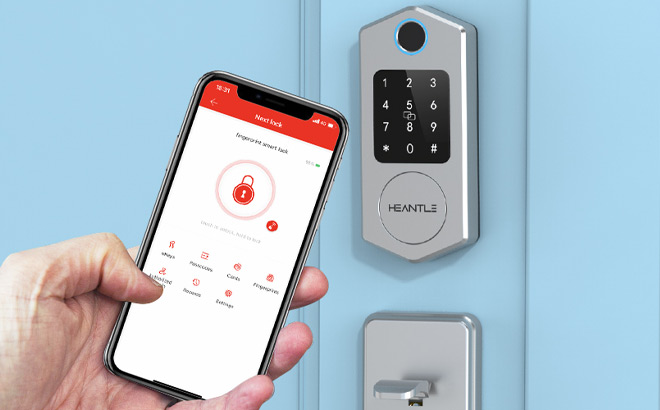 Smart Deadbolt Door Lock with App