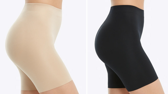 Spanx Suit Your Shaping Fancy Booty Booster Mid Thigh Shorts