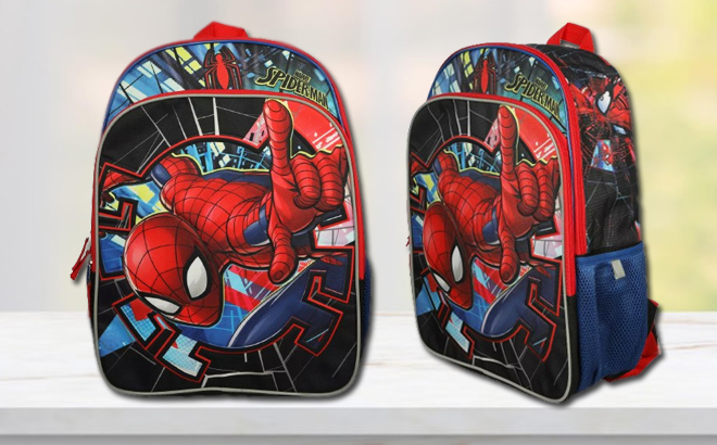 Spider Man Kids 16 Inch Backpack