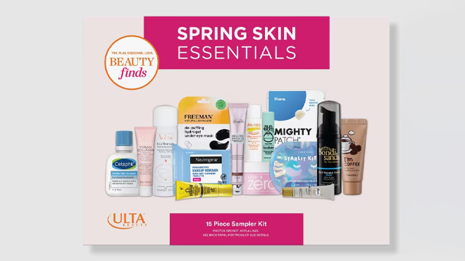 Spring Skin Essentials 15 Piece Sampler Kit