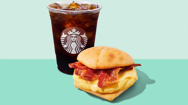 Star Bucks classic Breakfast SandwichPairing