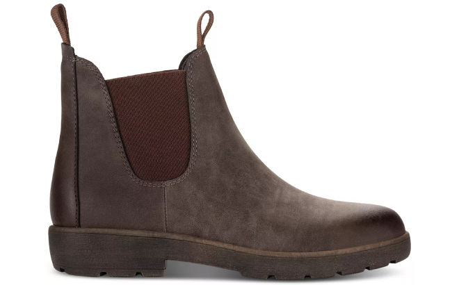 Sun Stone Mens Hawkes Pull On Chelsea Boots in Grey Color