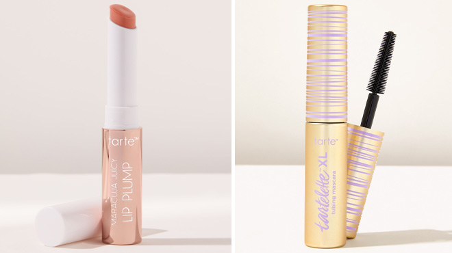 Tarte Travel Size Maracuja Juicy Lip Plump and Tartelette XL Tubing Mascara