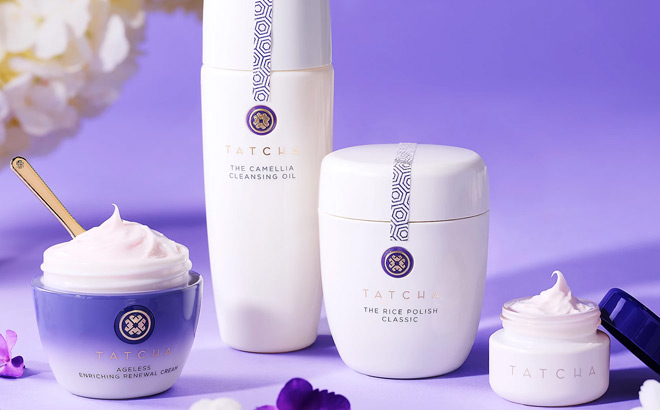 Tatcha The Classic 4 Piece Face and Eye Skincare Ritual